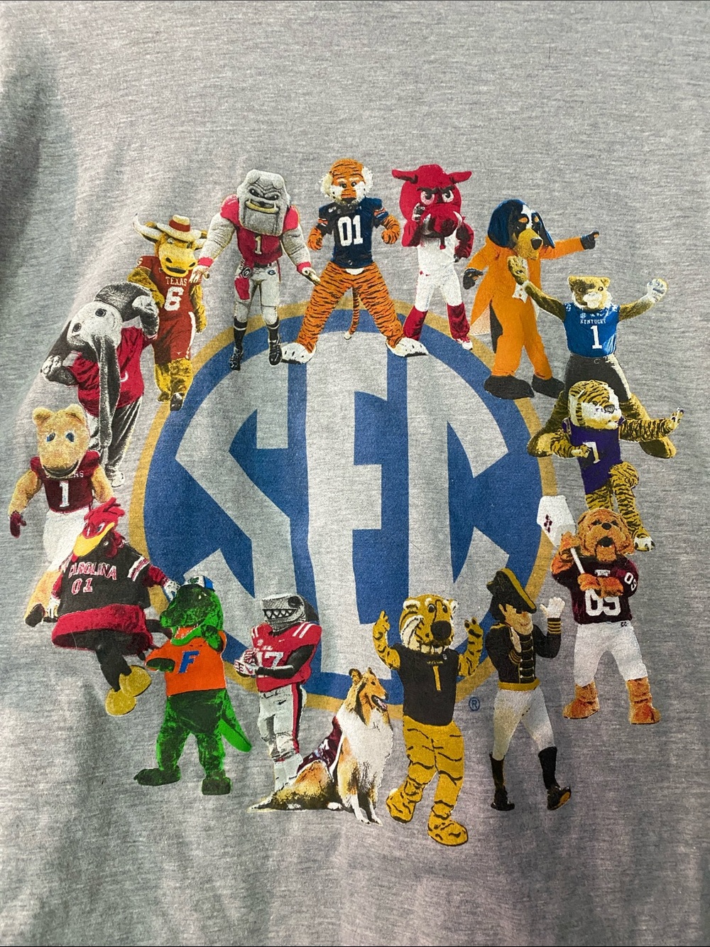SEC grey T shirt